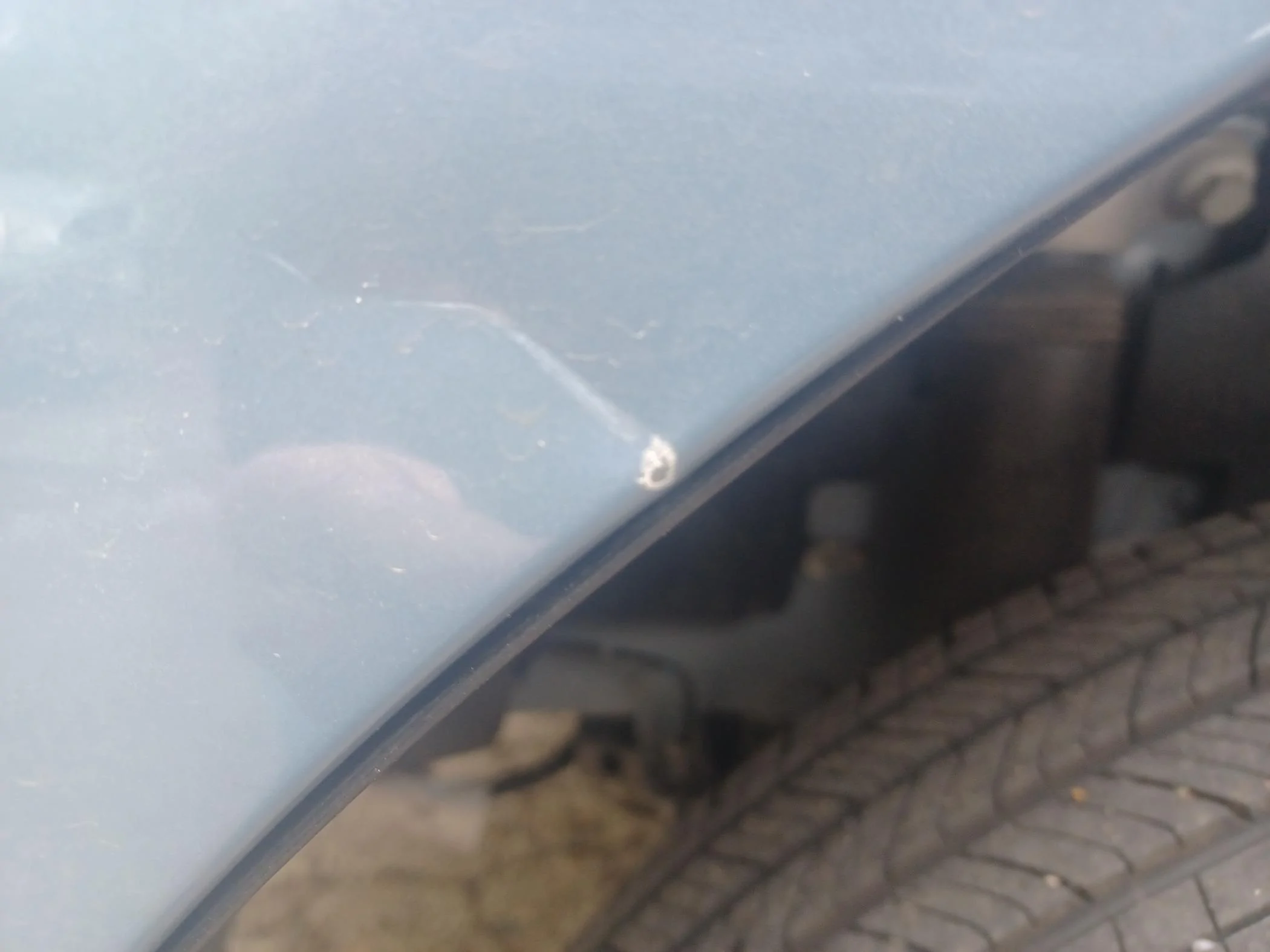 Ford Maverick Wheel Well Damage Chi