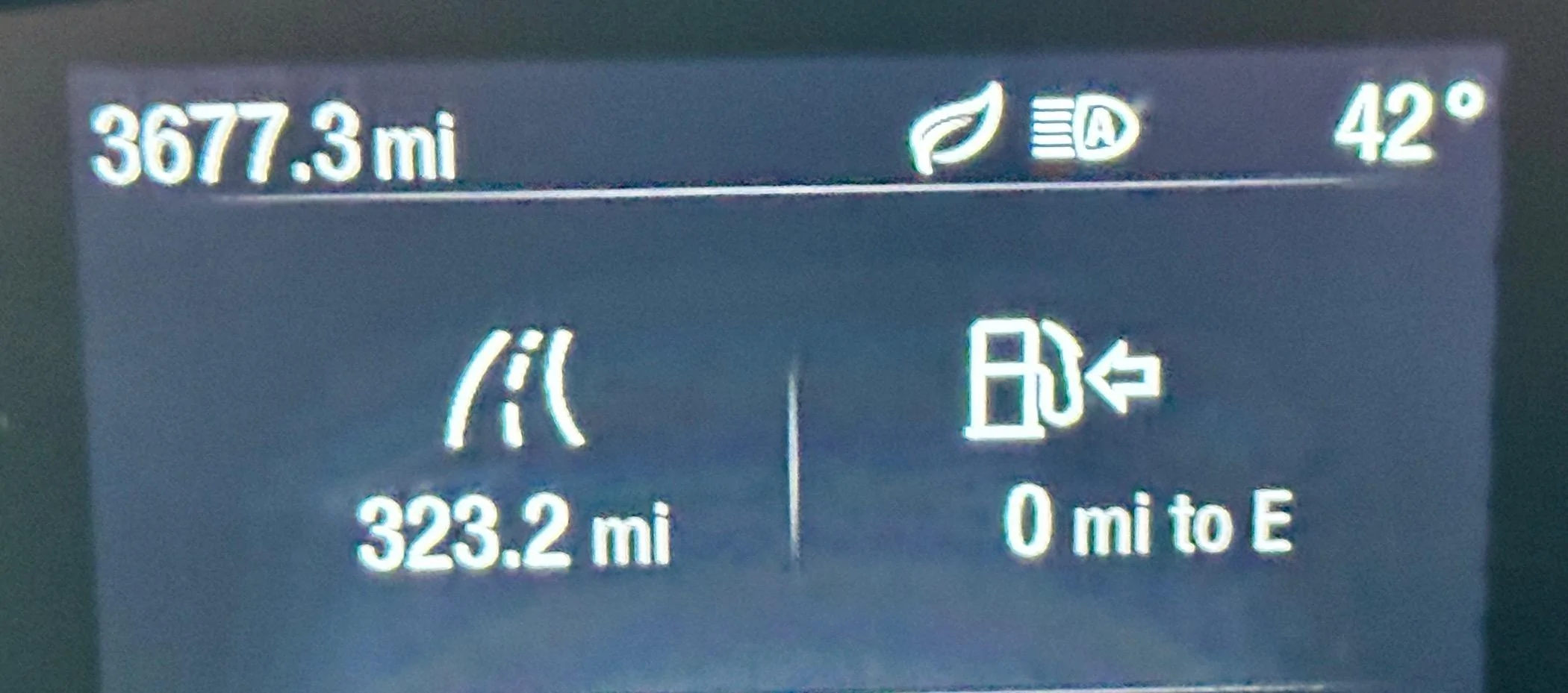 Ford Maverick DISTANCE  TO Empty, after zero  ? IMG_9781