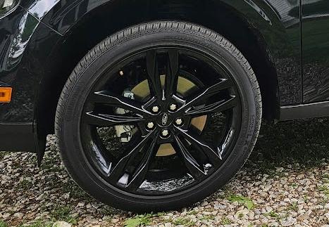 Ford Maverick 21" Edge ST wheels installed on BAP Alto Blue Hybrid wheels 2