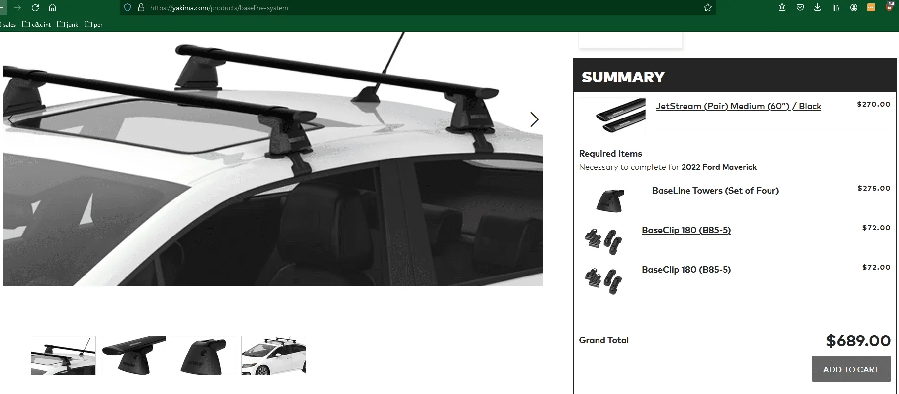 Ford Maverick Roof Rack for XL 2024? yakmav