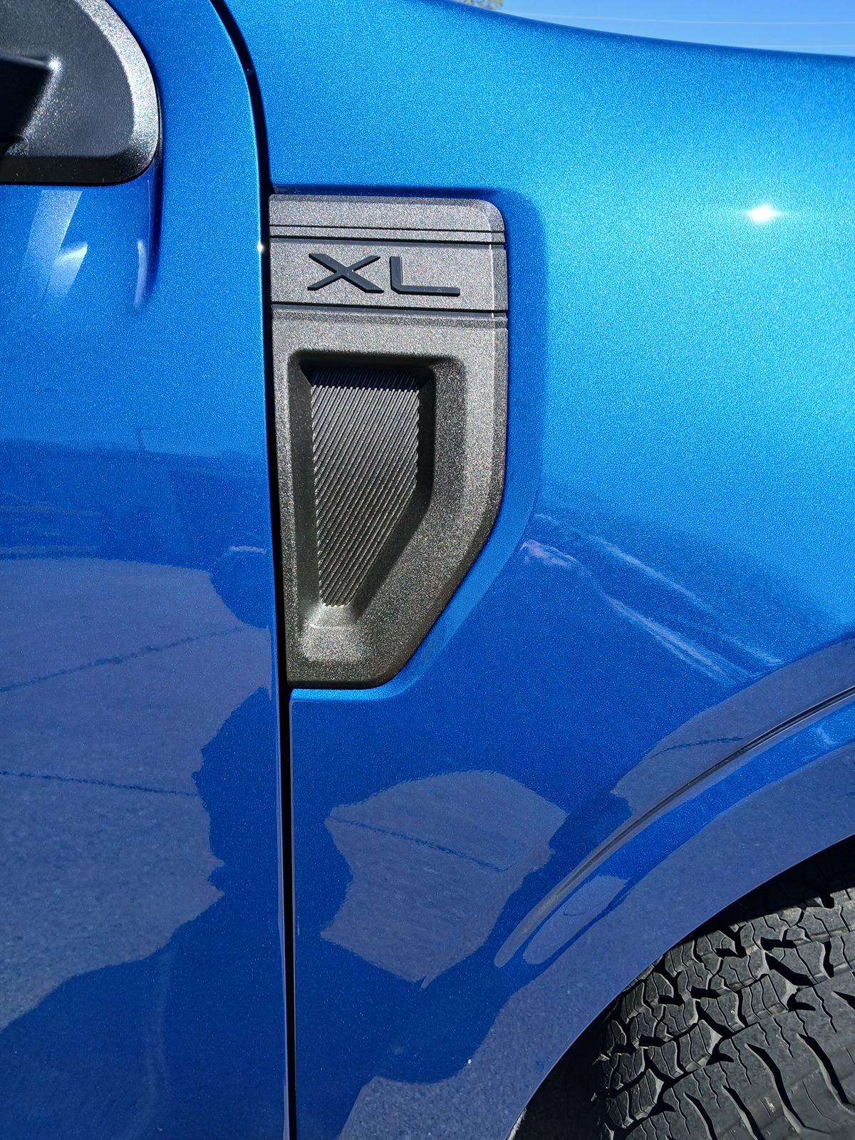 Ford Maverick "Carbon fiber" look fender badges installed 20240430_155315