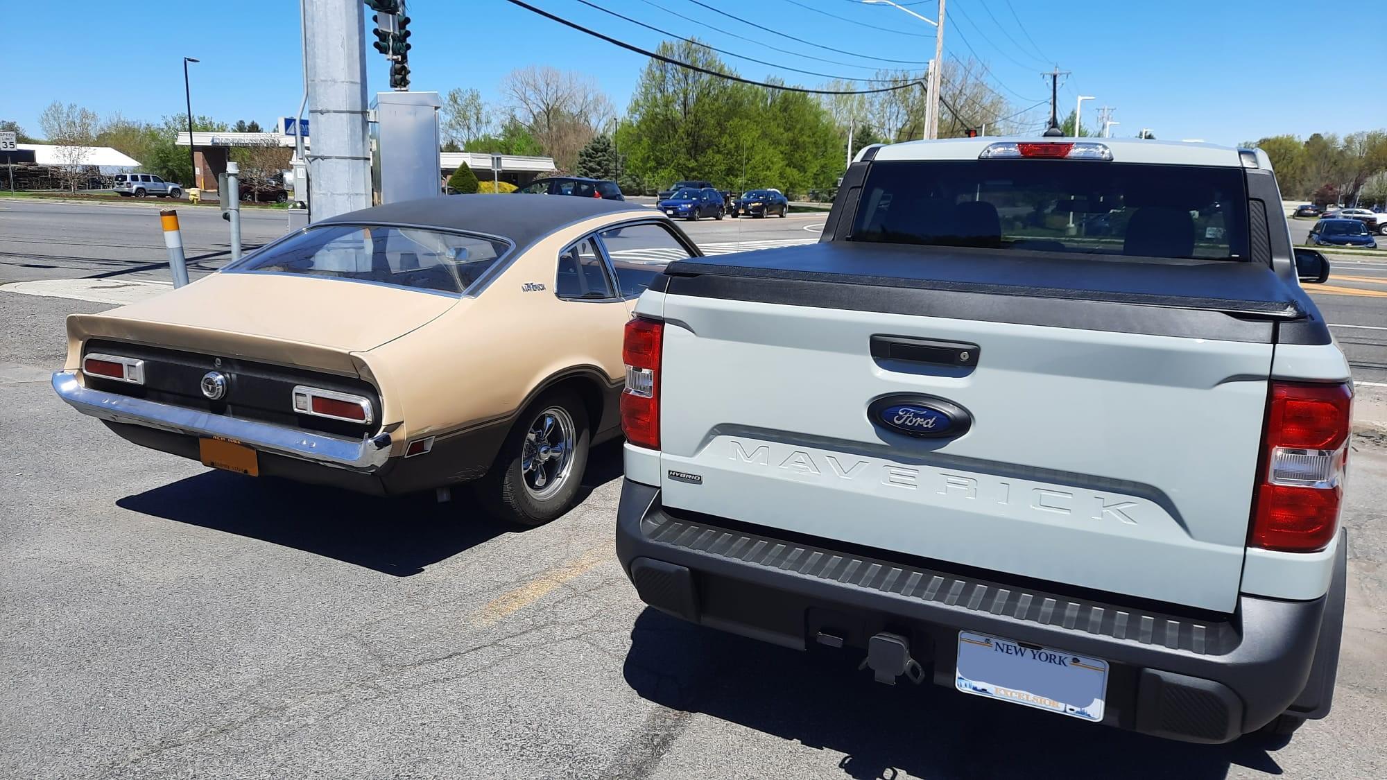 Ford Maverick Found Grandpa old new