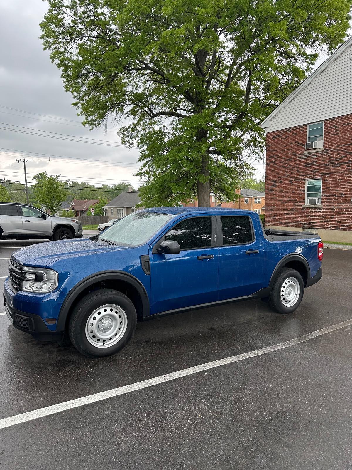 Ford Maverick Factory Window Tint for Rear Windows IMG_3370