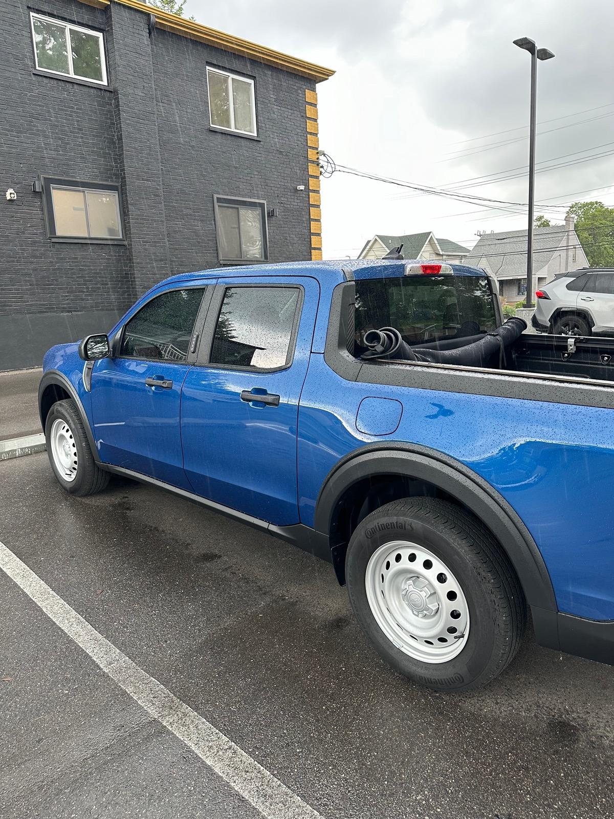 Ford Maverick Factory Window Tint for Rear Windows IMG_3371