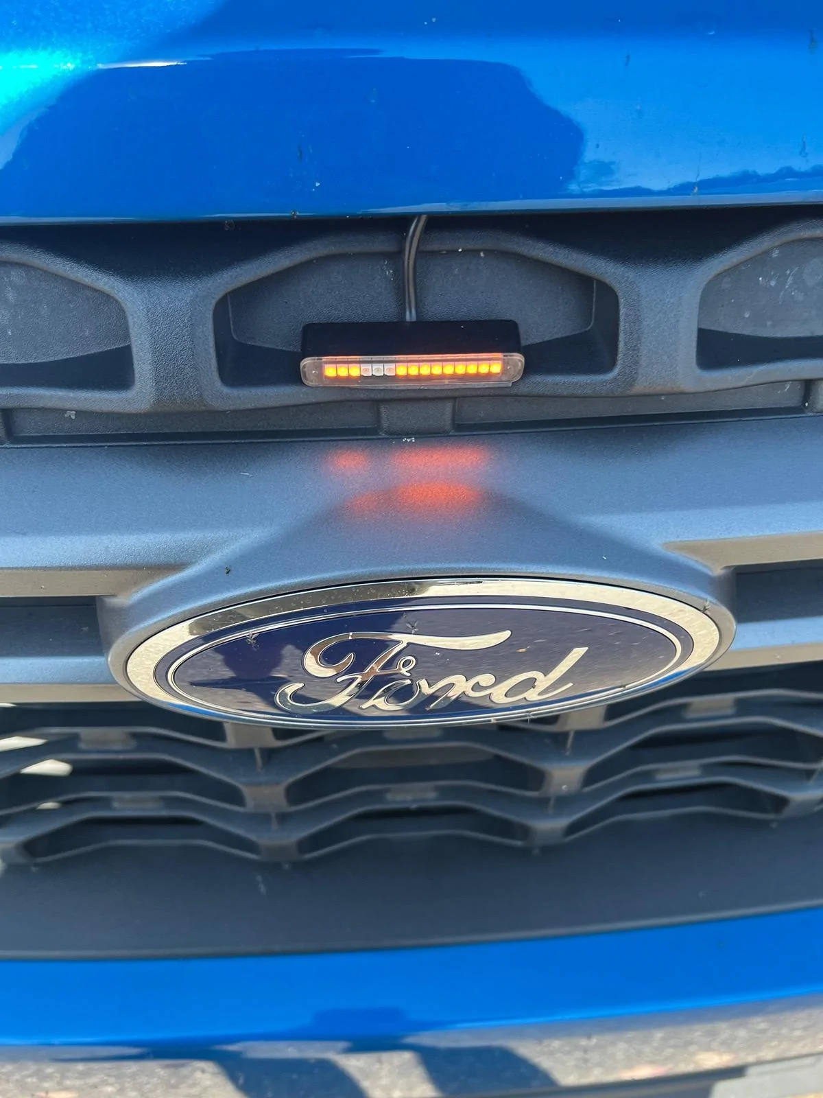 Ford Maverick My new Raptor 3-Light LED Grill Lights installed! IMG_2044
