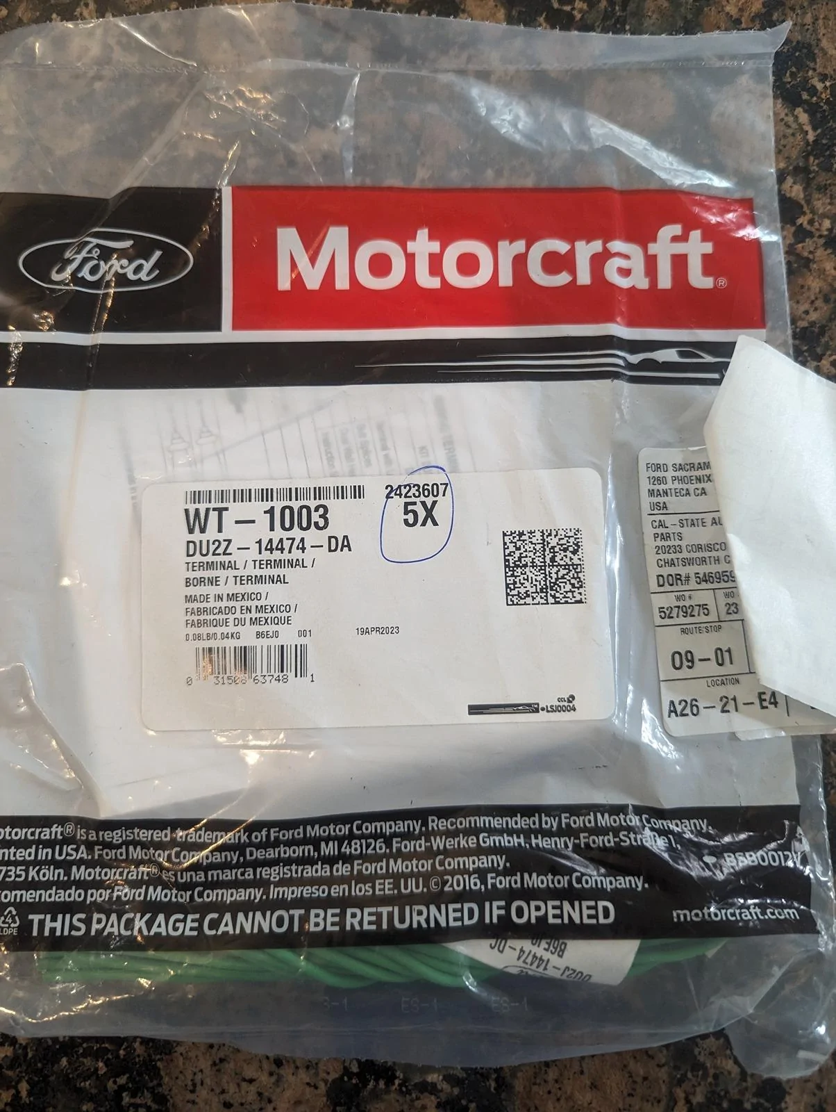 Ford Maverick Diode Dynamics fog lights Fog Connector 1