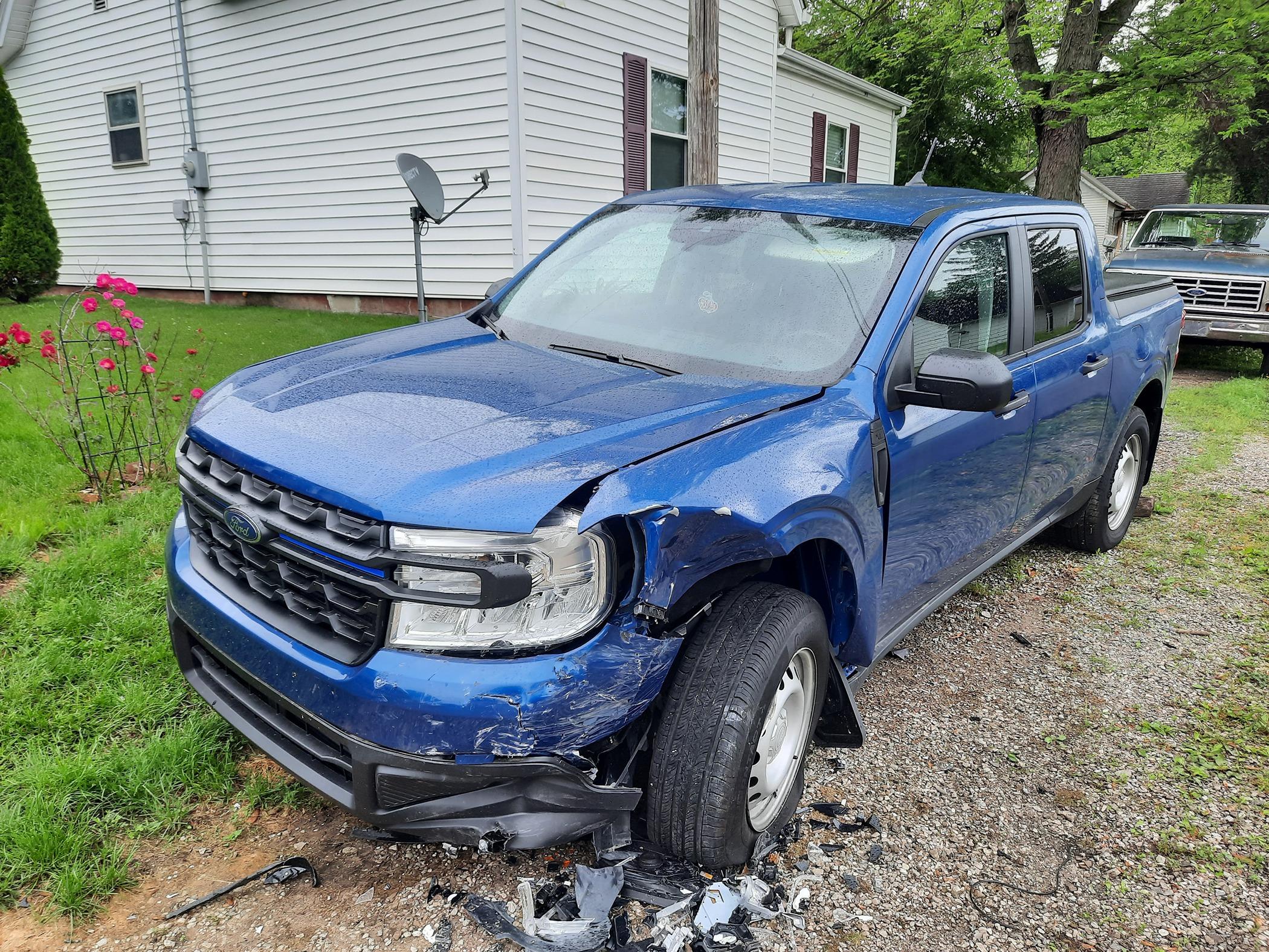 Ford Maverick Just 2 months old and destroyed by careless driver (while parked at my house!) 😭 1715020041222-s7