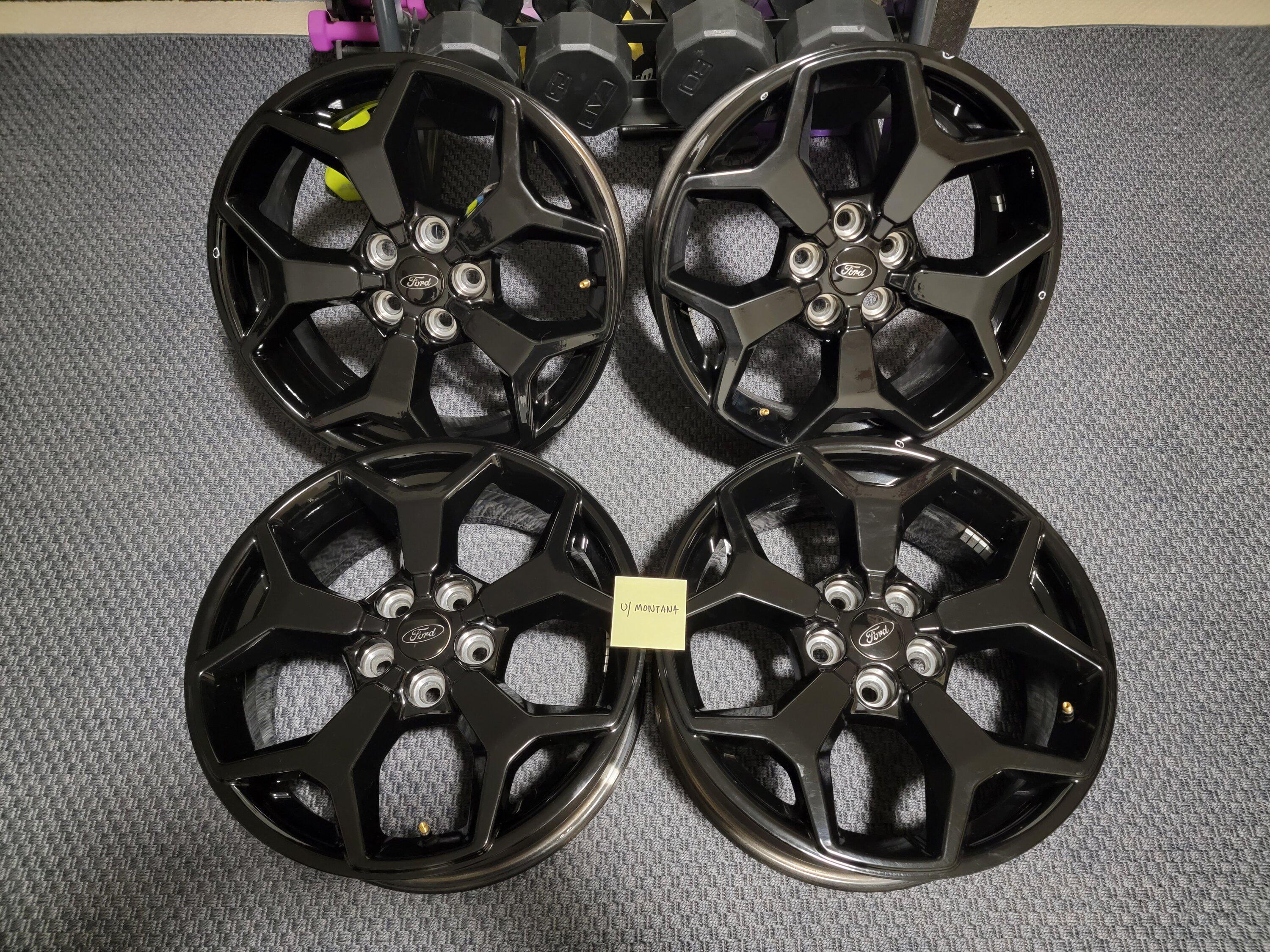 Ford Maverick 17" black FX4 wheels - $500 20230724_205911