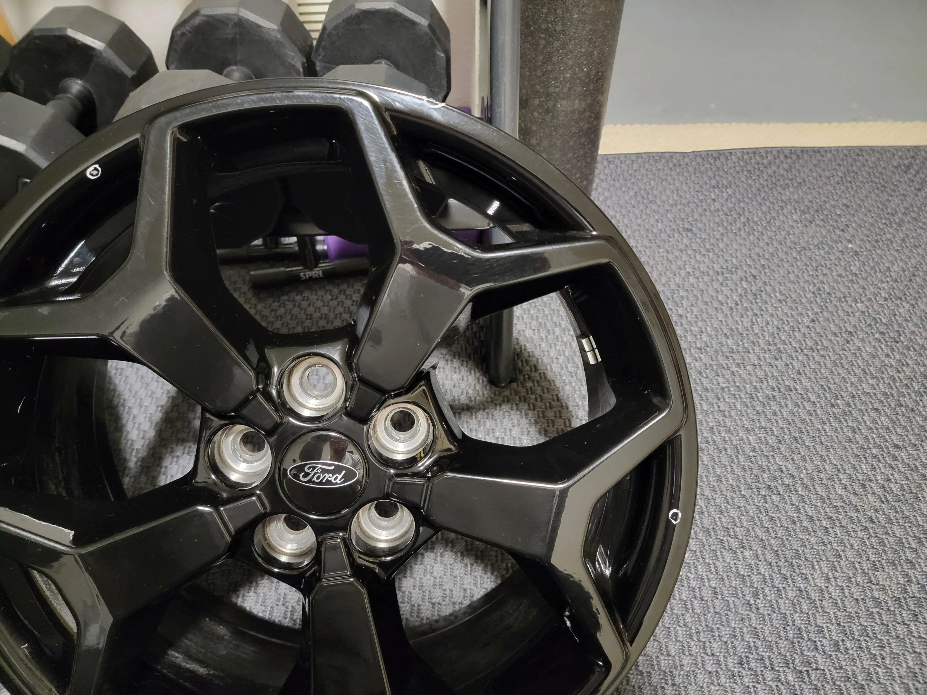 Ford Maverick 17" black FX4 wheels - $500 20230724_210004