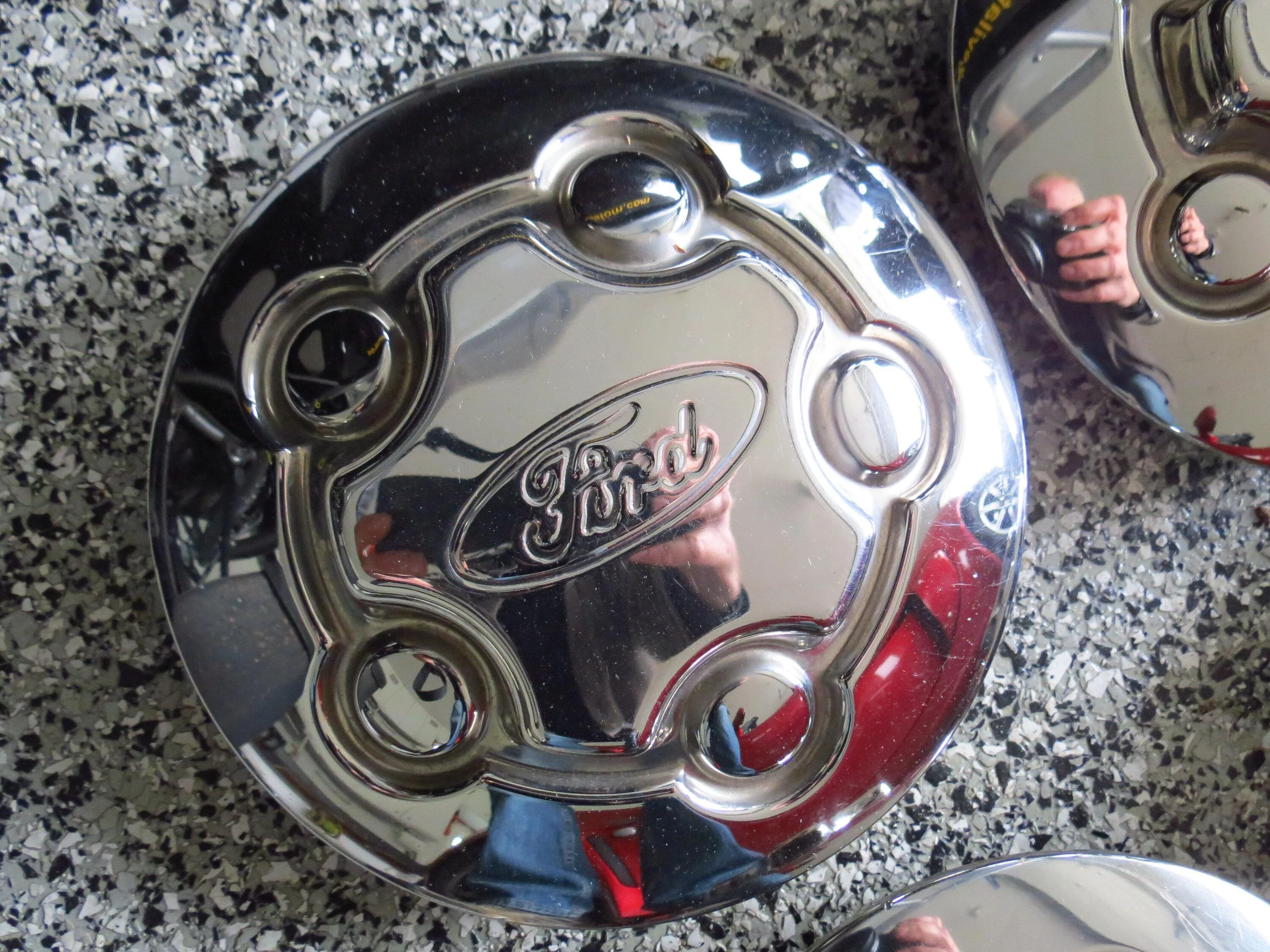 Ford Maverick Stainless Wheel Center Cap Set, Interceptor Crown Vic - $90 IMG_7036