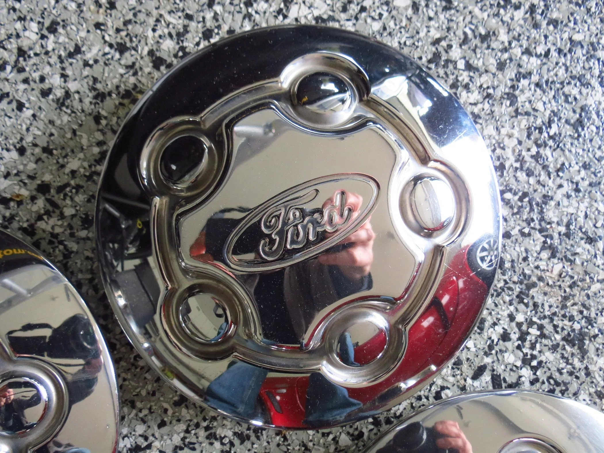 Ford Maverick Stainless Wheel Center Cap Set, Interceptor Crown Vic - $90 Img_7039a