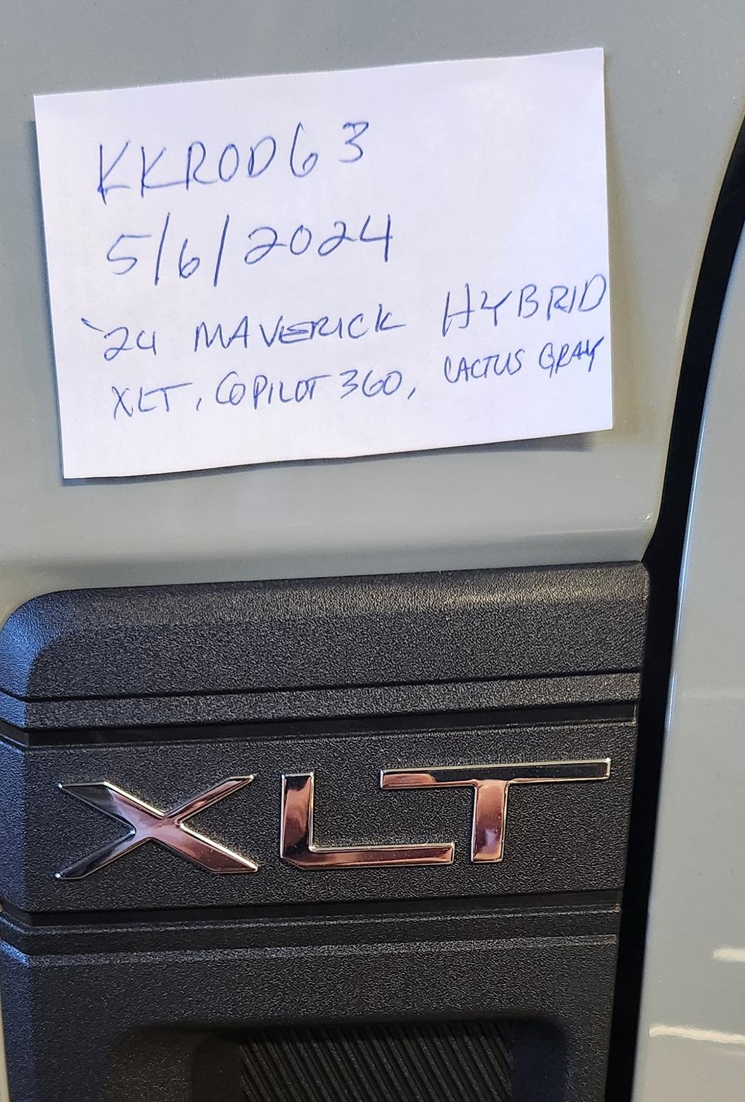 Ford Maverick 2024 XLT Hybrid (So Cal) 20240506_170422