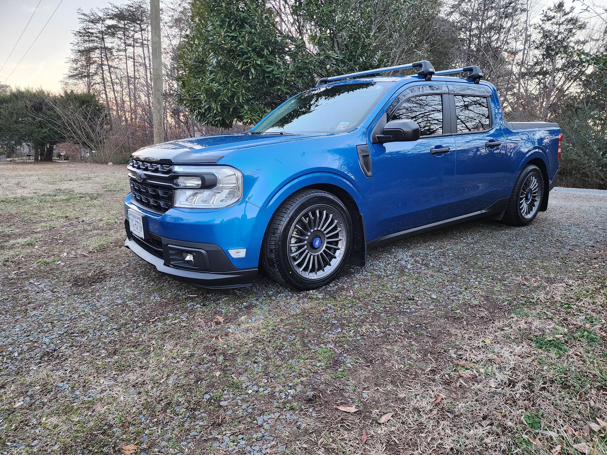 Ford Maverick 19 inch wheels only post them here and tire combo. 20240217_174521