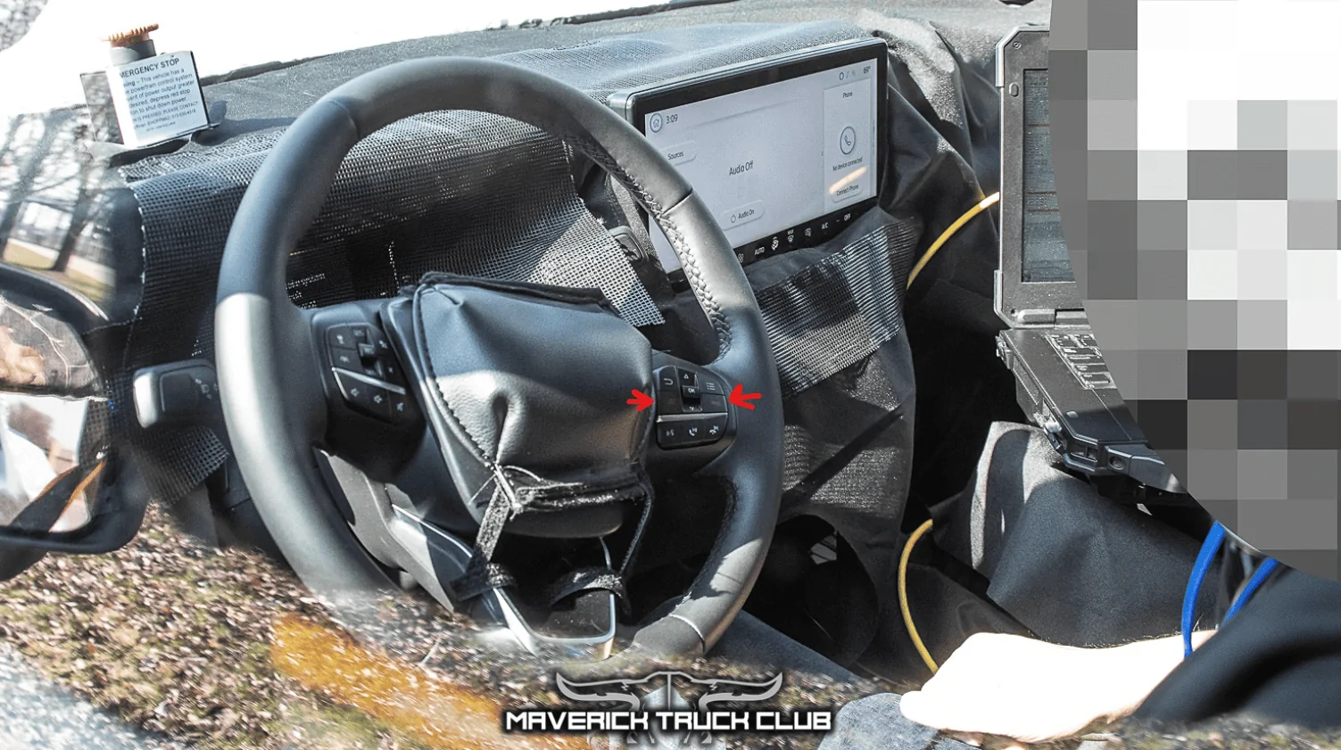 Ford Maverick Spied: Maverick Refresh Lobo ST Street Truck Reveals New Vertical Grille Design & 13" Infotainment Screen asdf 240507