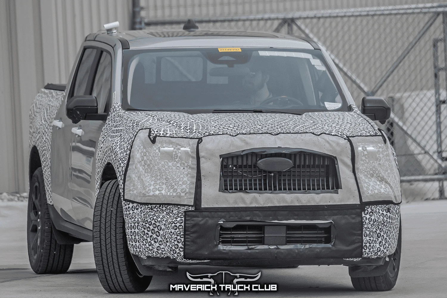 Ford Maverick Spied: Maverick Refresh Lobo ST Street Truck Reveals New Vertical Grille Design & 13" Infotainment Screen 1715114561935-f5