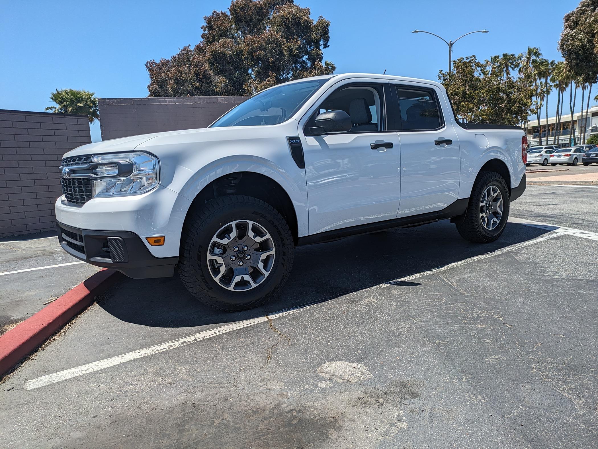 Ford Maverick Taking off FX4 Sticker was easier than I thought PXL_20240507_205943936