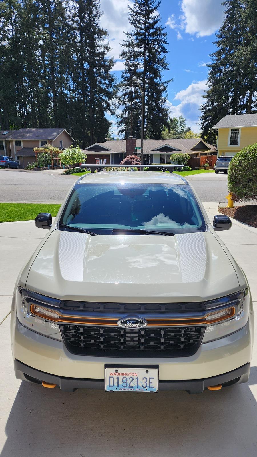 Ford Maverick Remove hood graphics off our (my) Tremor? 20240507_145751