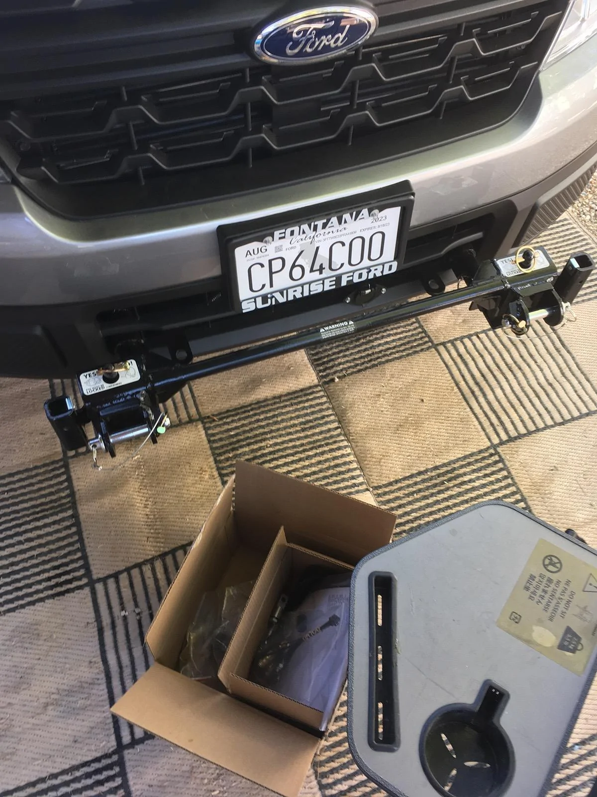 Ford Maverick Paint/windshield chips when flat towing? IMG_0133