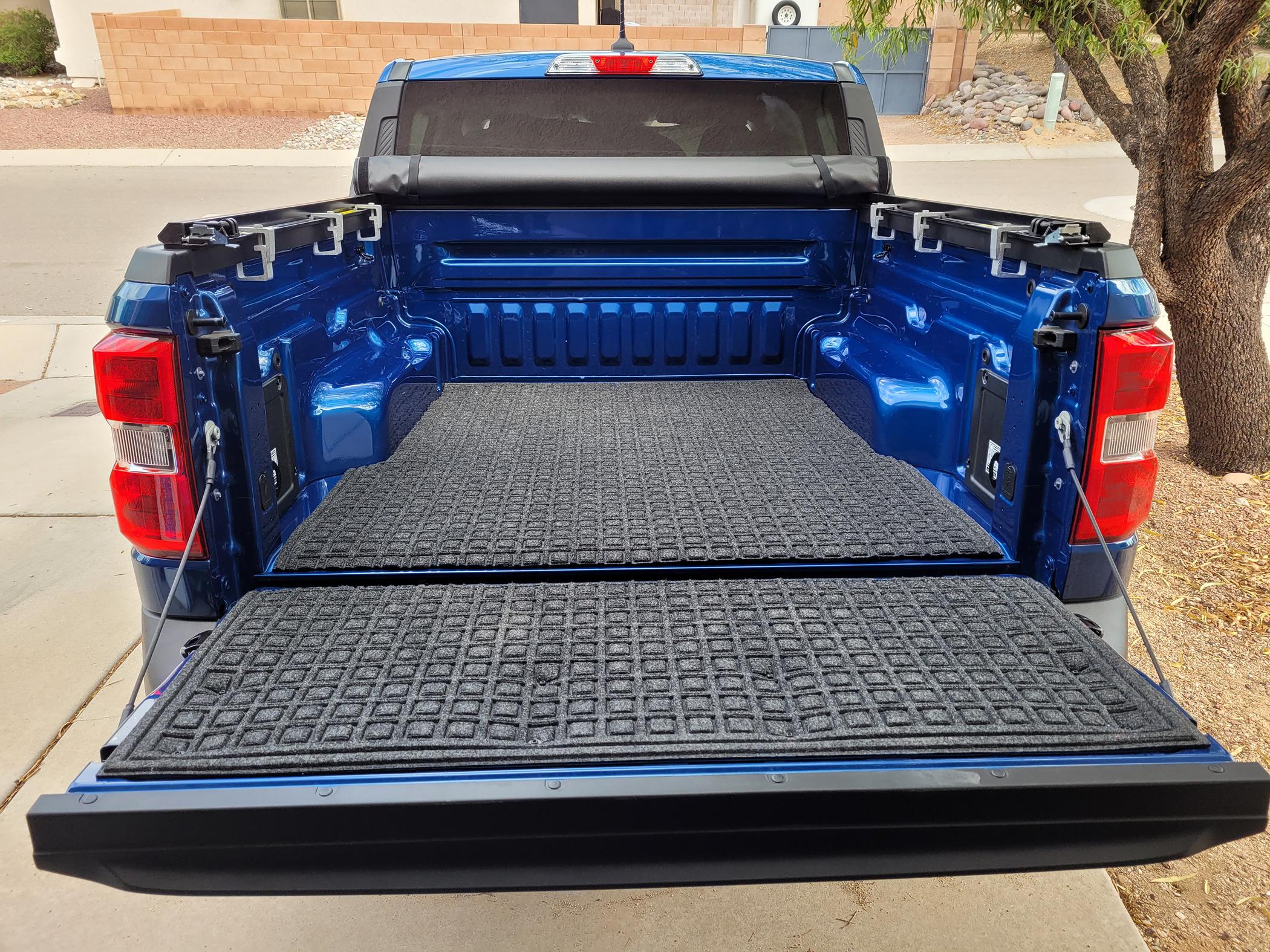 Ford Maverick Tailgate mat / pad suggestions DIY Bed Liner from Home Depot