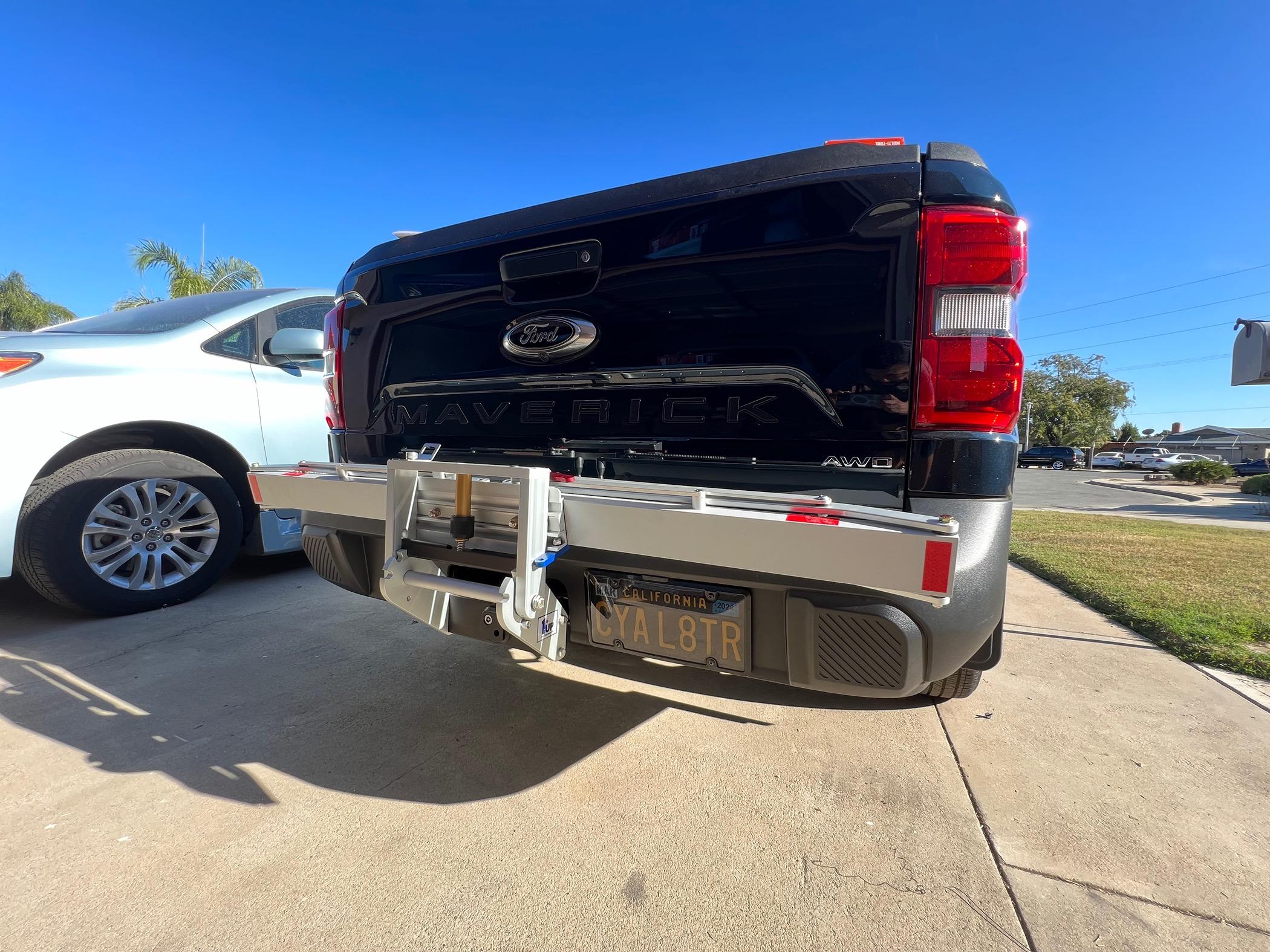 Ford Maverick New bike day! My 1UP hitch bike rack set up IMG_6550