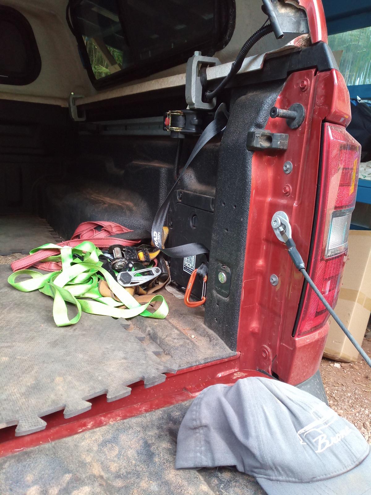 Ford Maverick Added Eye bolts to ford cargo management img_20240325_181135_235-