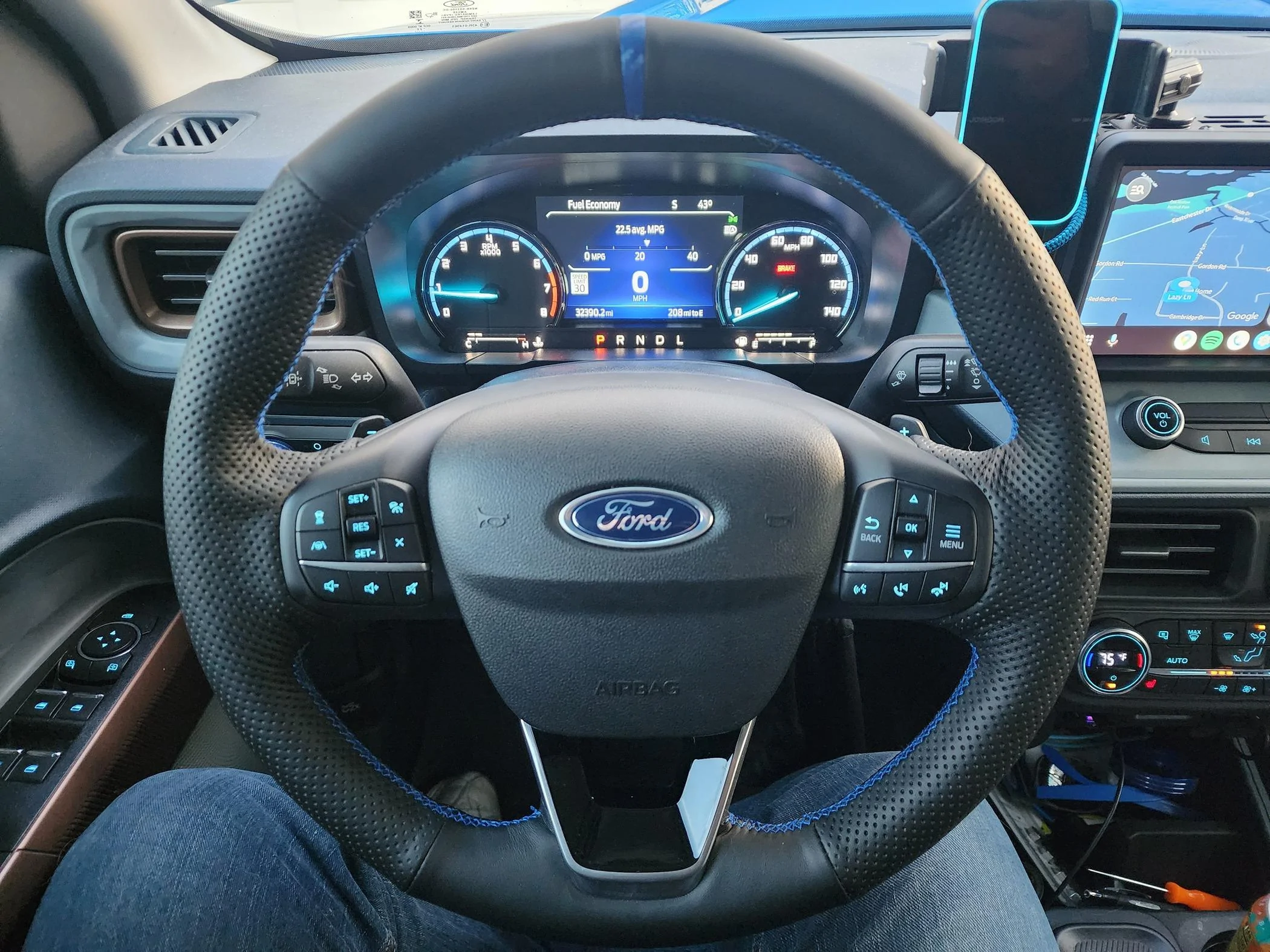 Ford Maverick Paddle Shifters install on Maverick XL -- DIY install instructions, photos & video 20240207_173759