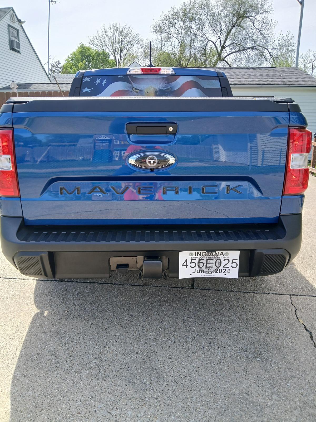 Ford Maverick Tailgate letters 20240503_160643