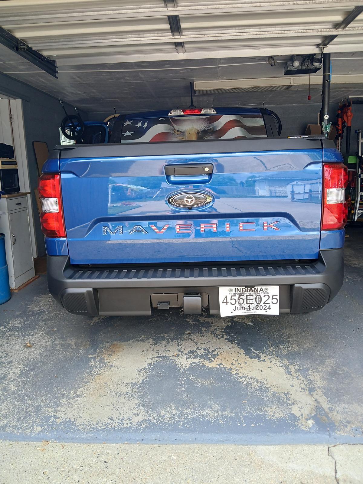Ford Maverick Tailgate letters 20240513_145905