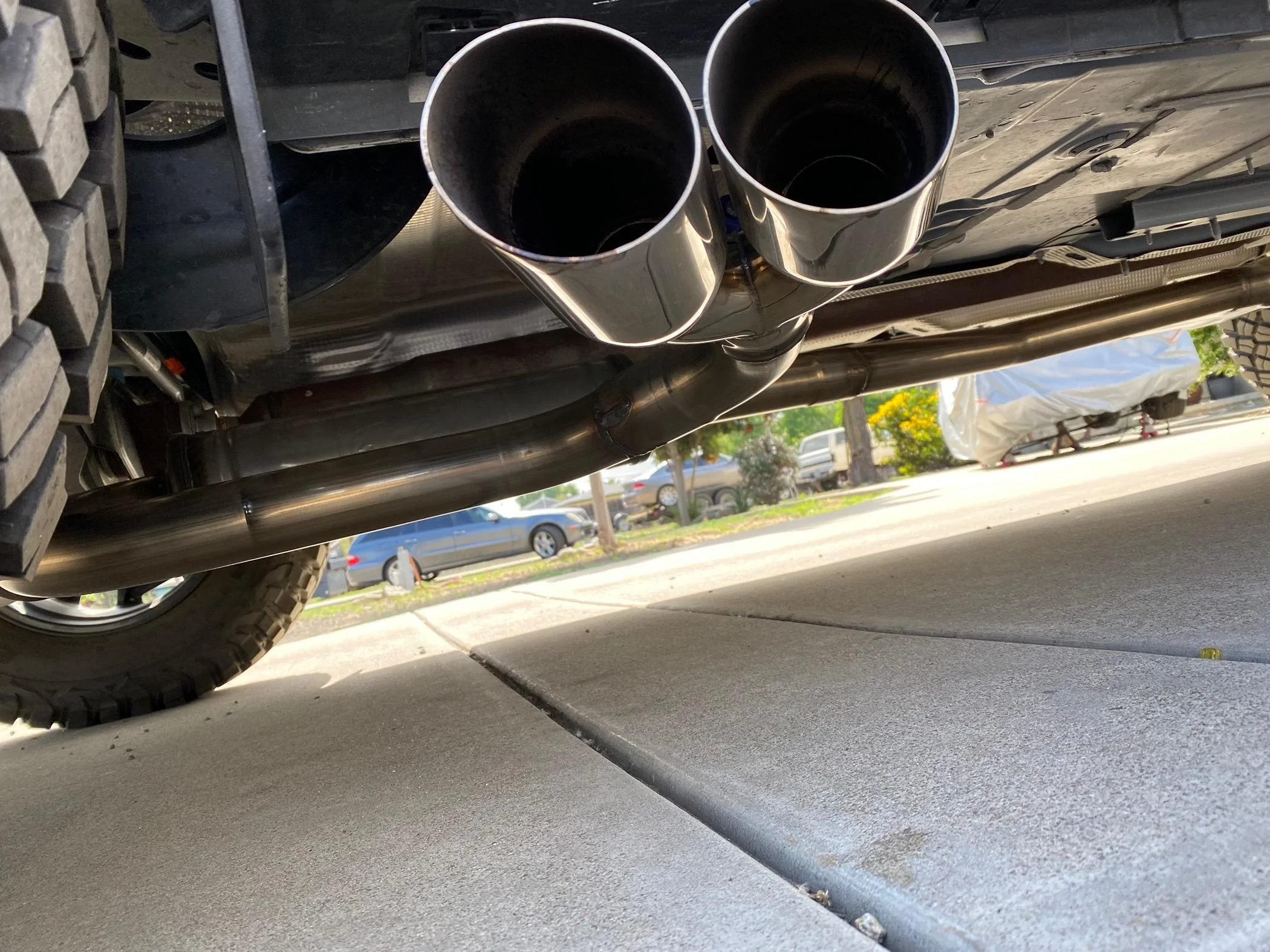 Ford Maverick Full off-road exhaust for my Maverick Tremor prerunner build IMG_3536