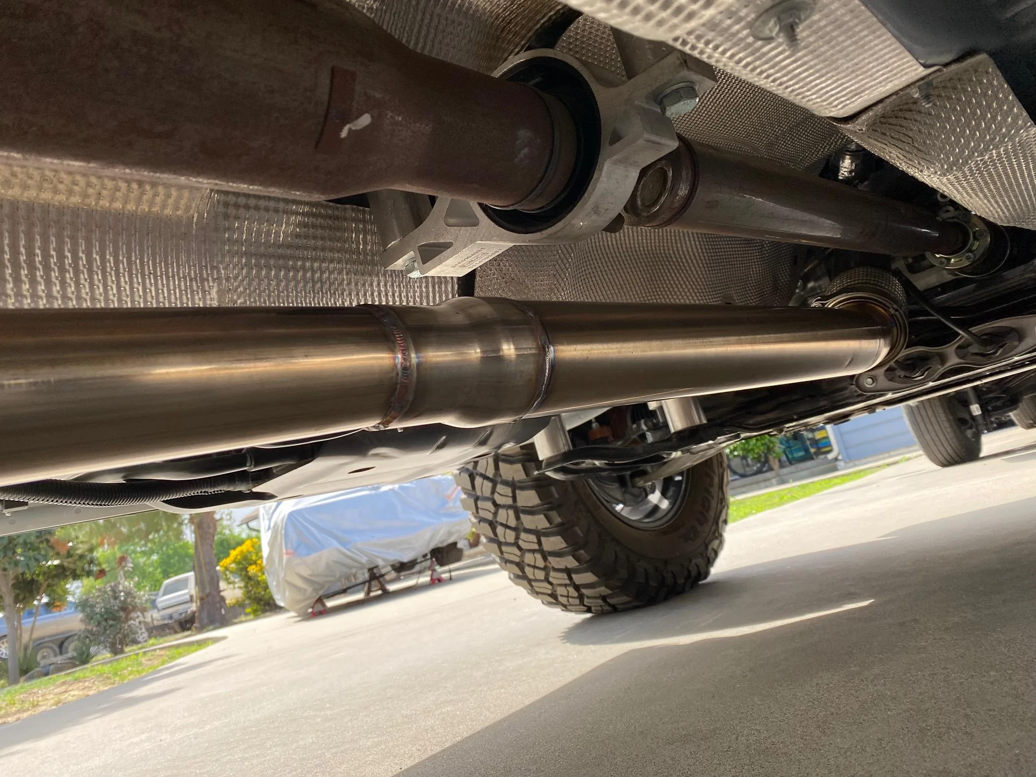 Ford Maverick Full off-road exhaust for my Maverick Tremor prerunner build IMG_3535