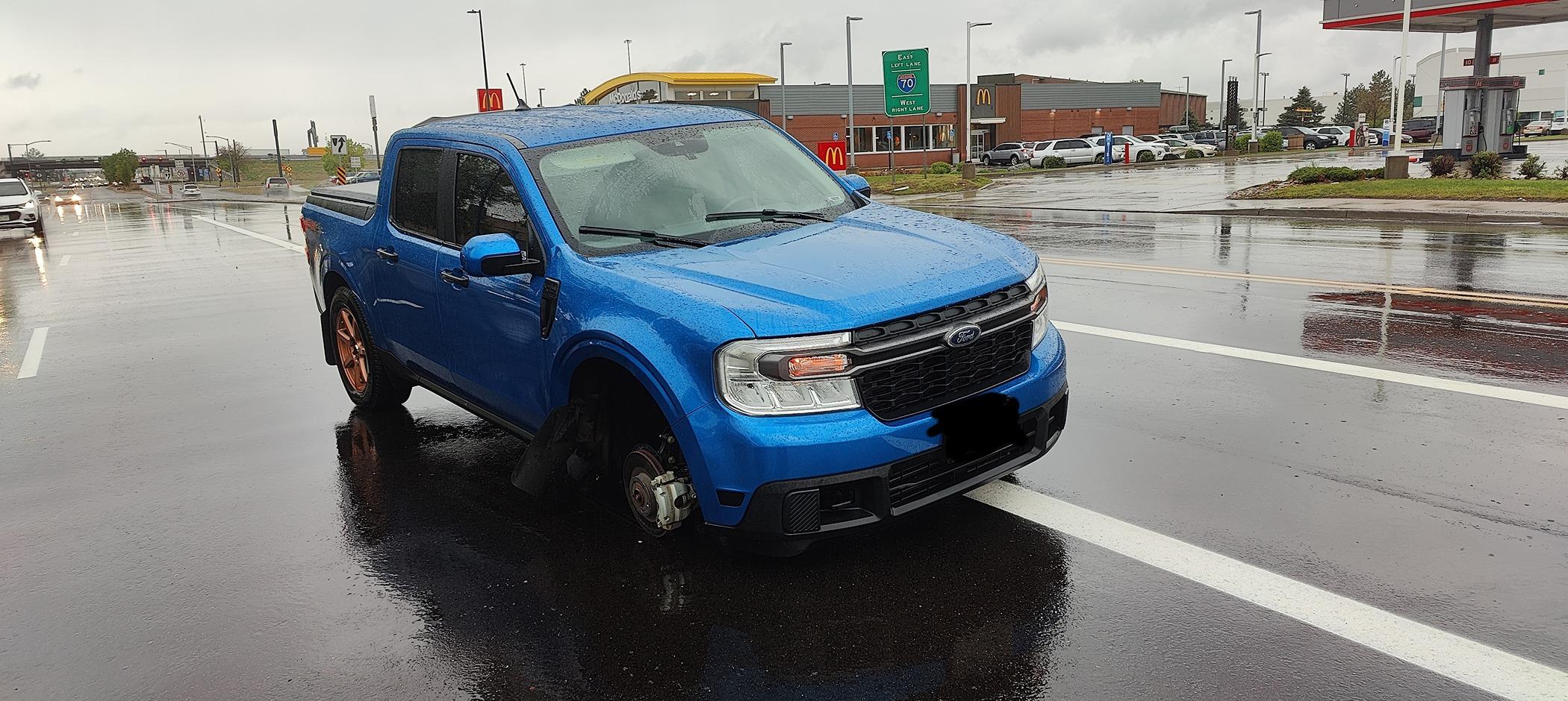 Ford Maverick I shot my own FOOT! NEGLIGENCE!!! 1000013771