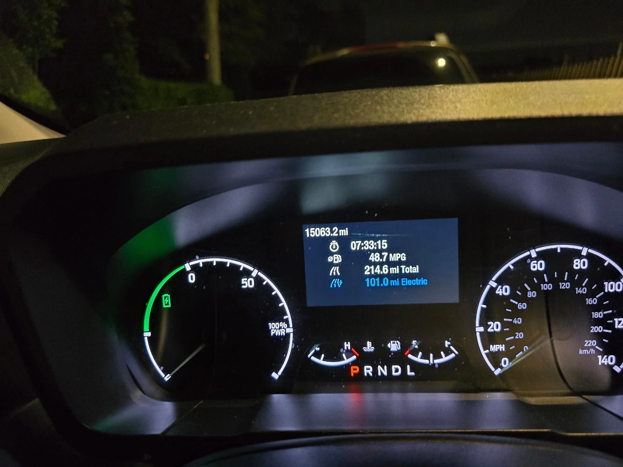 Ford Maverick MPG just keeps getting better on my hybrid. 20240512_022335