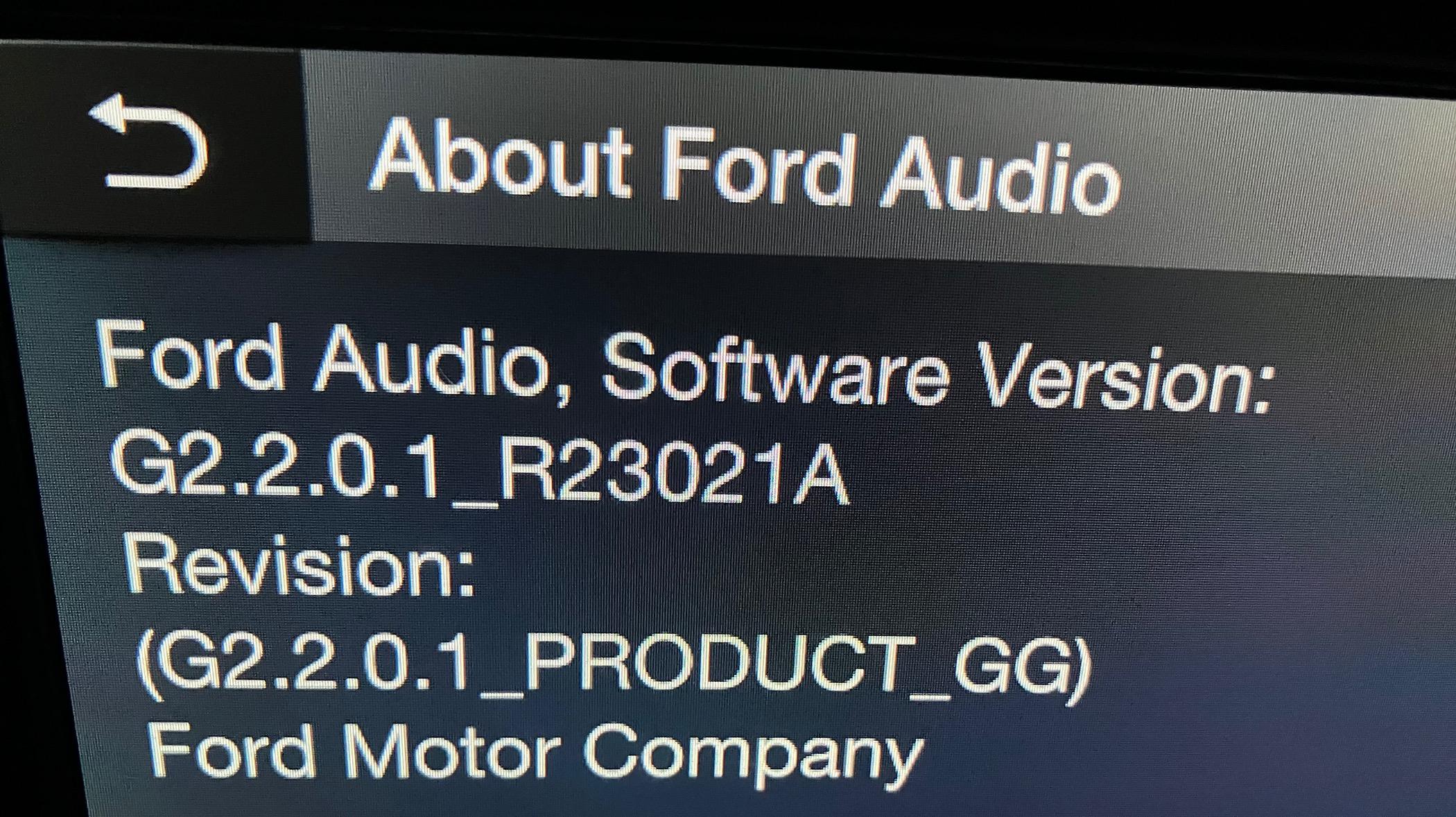Ford Maverick Radio Update Available IMG_1837