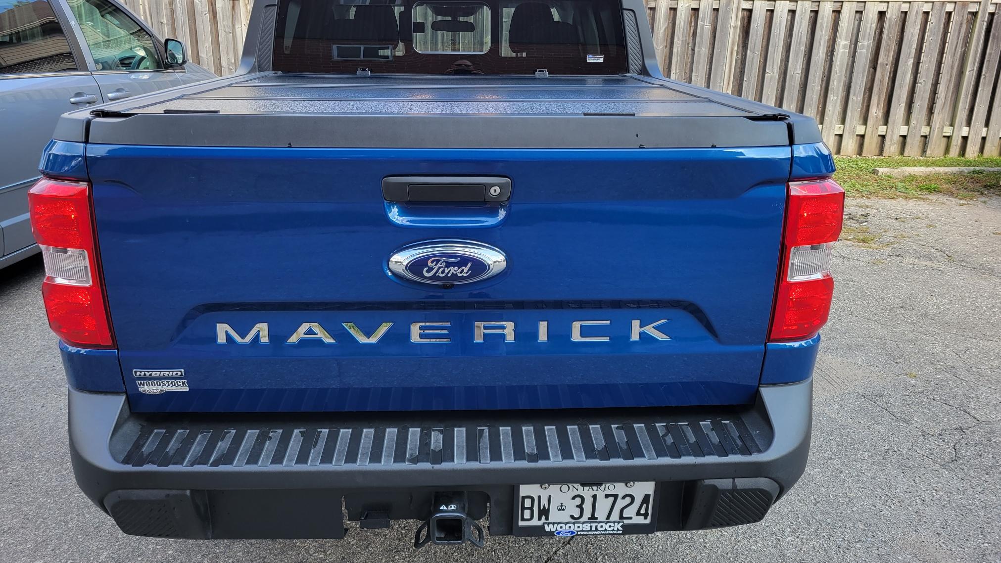 Ford Maverick Tailgate letters 20230917_155456