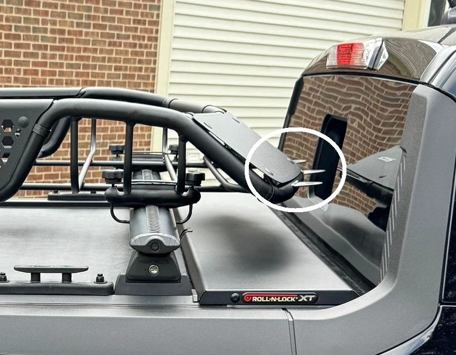 Ford Maverick Rhino Rack installed on the bed of my Mav IMG_6072