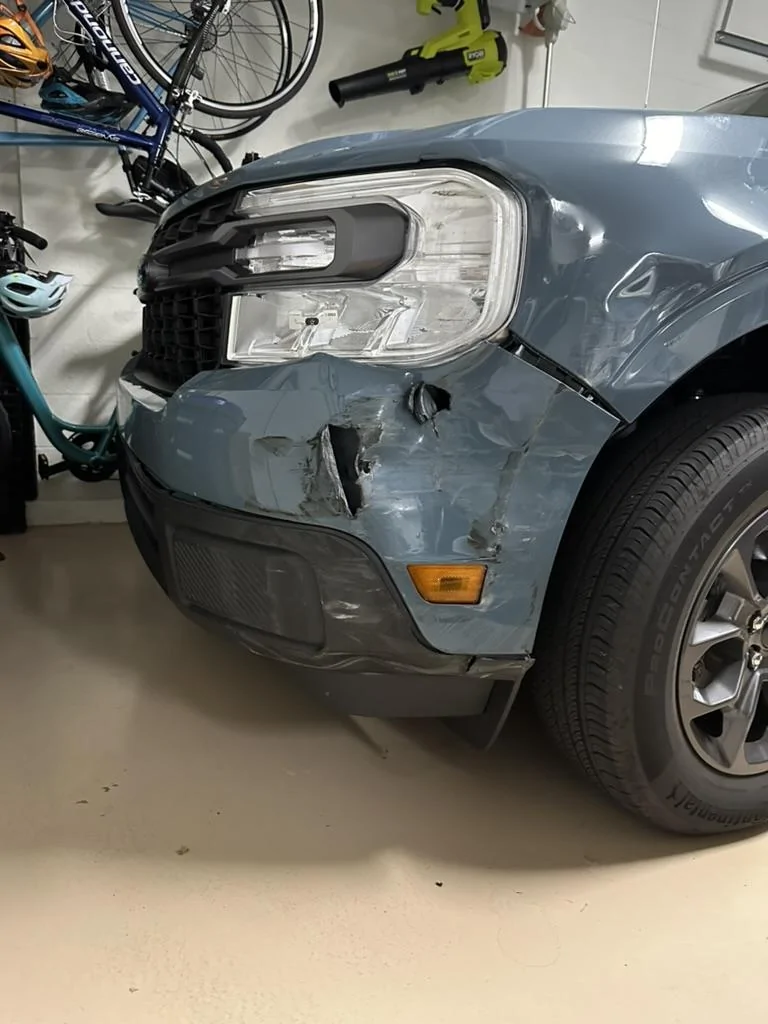 Ford Maverick This hurts... hit just 2 months into ownership 6CF82BAB-820E-480B-93C7-1A6F1A5437CF_1_105_c