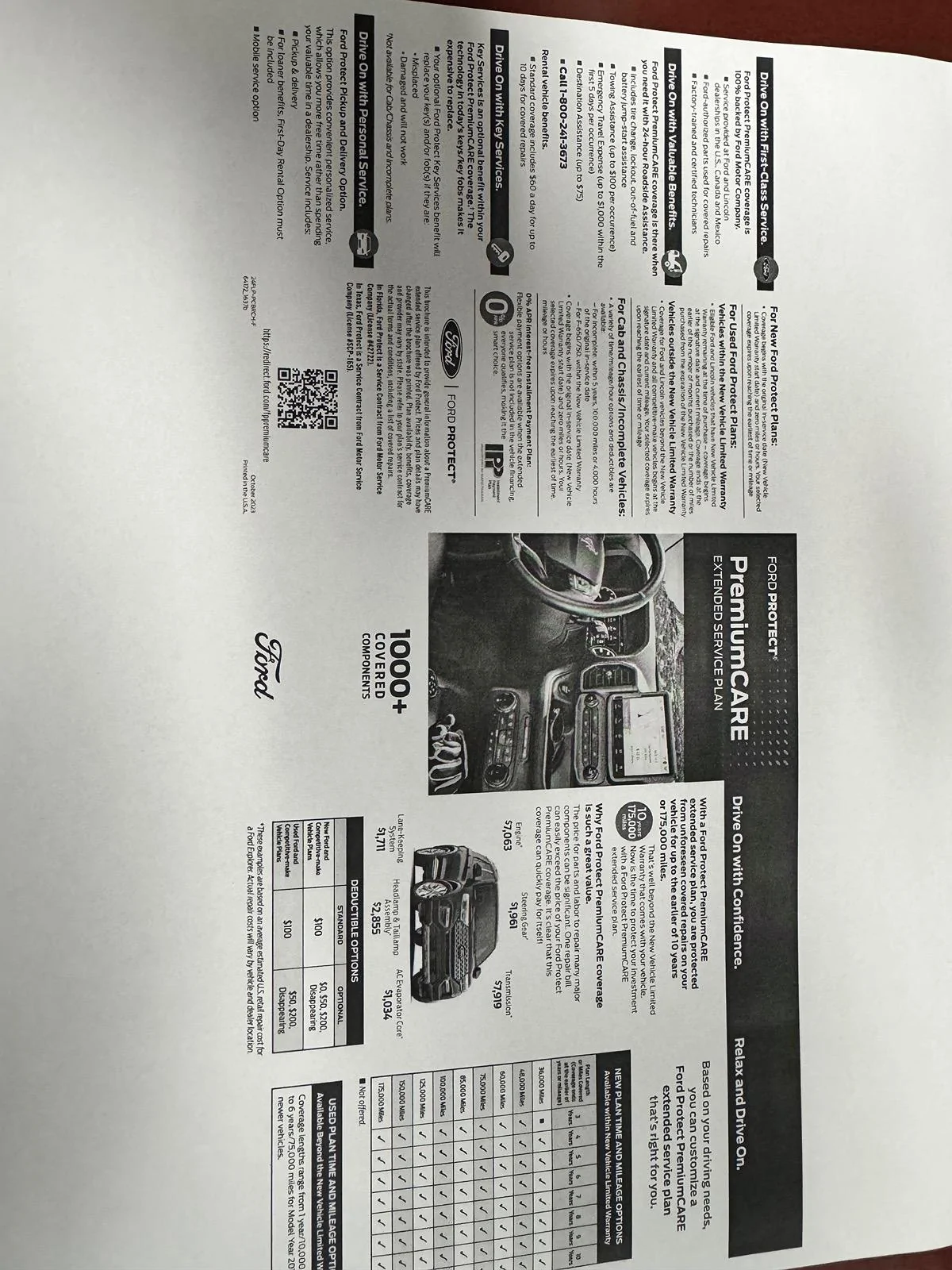 Ford Maverick Zeigler Extended Warranty IMG_0535