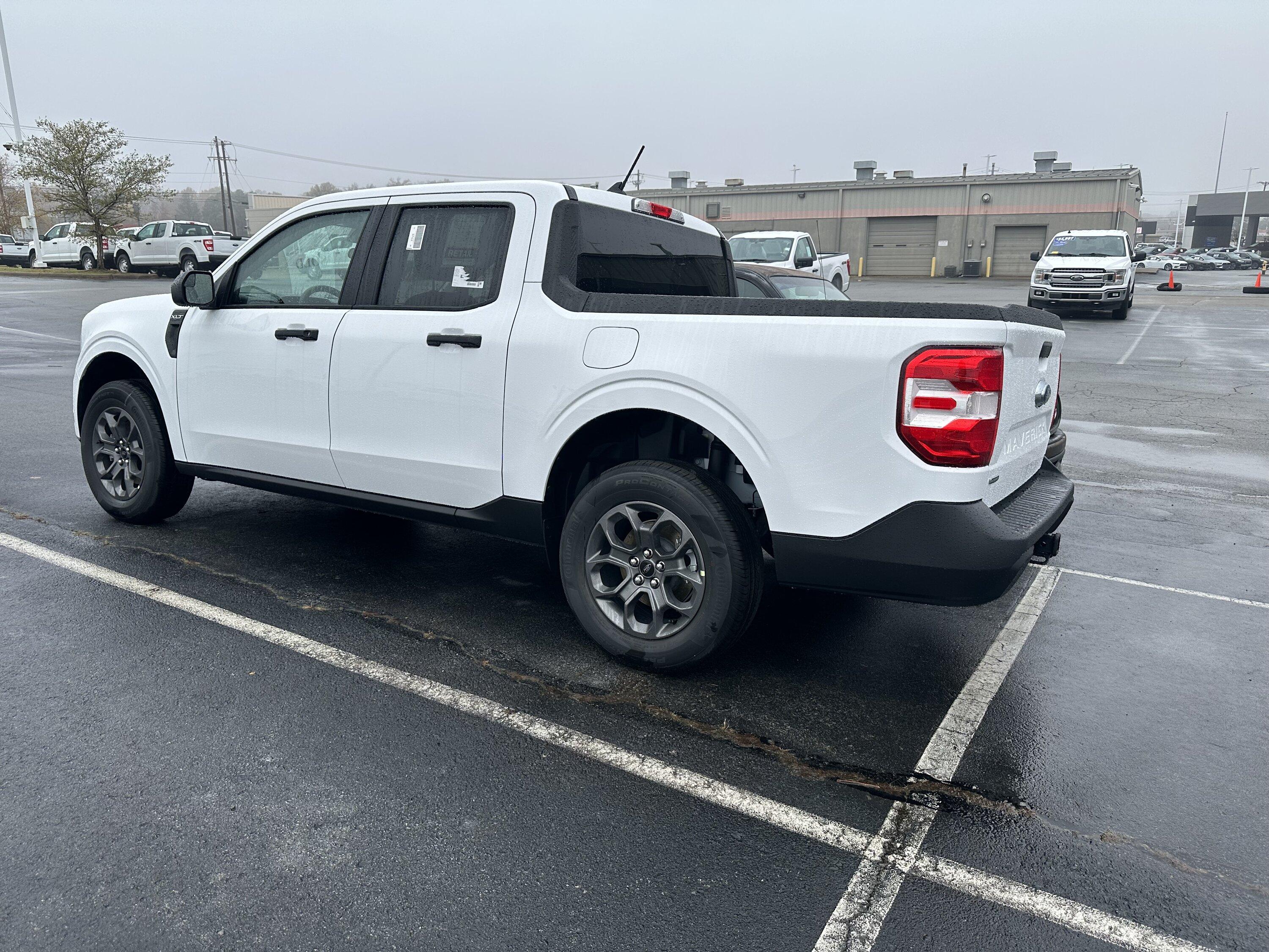 Ford Maverick All done...I think....my 2024 Hybrid XLT Oxford White IMG_0358