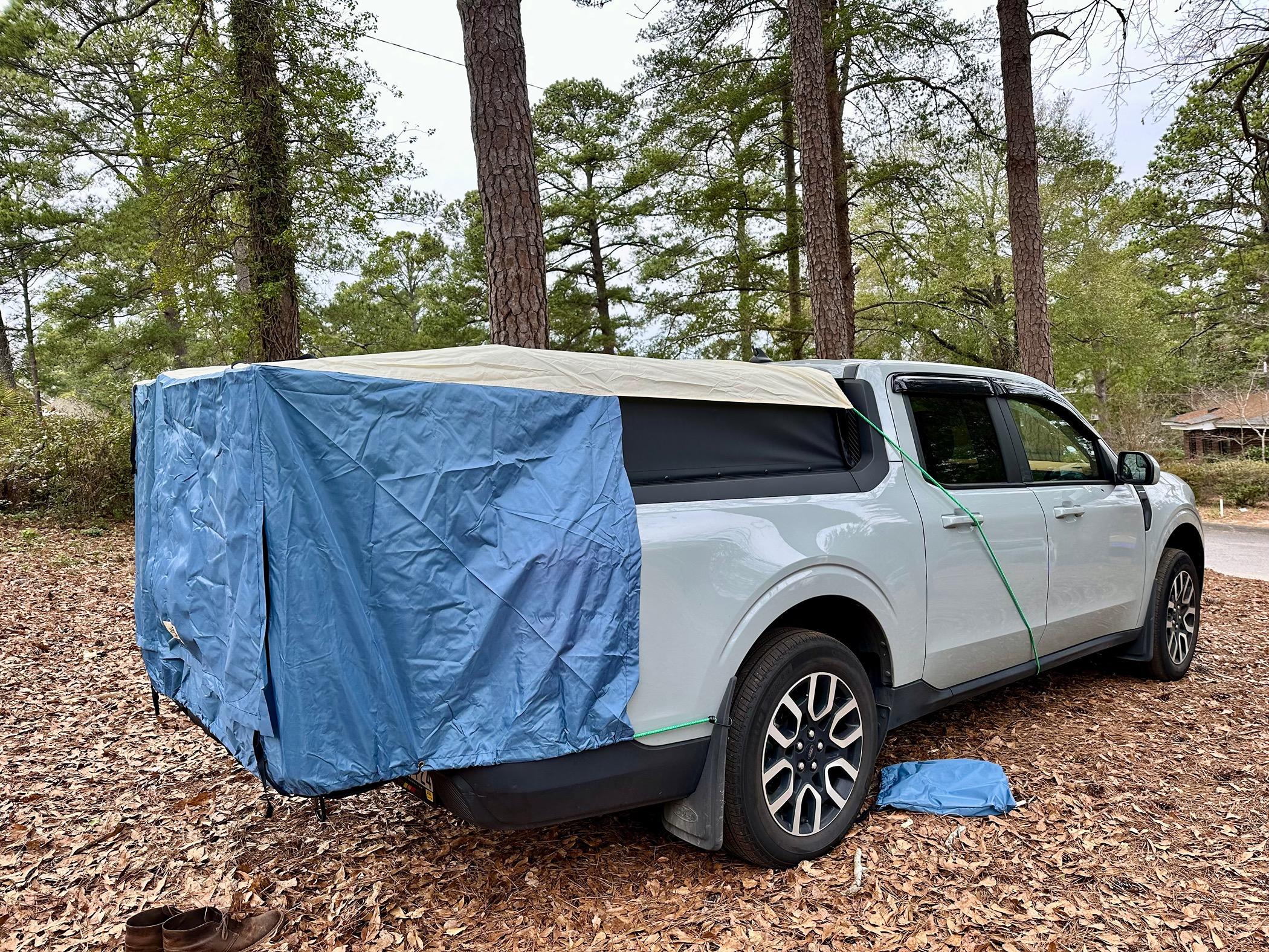 Ford Maverick Tent extension to go with the camper top! IMG_4903