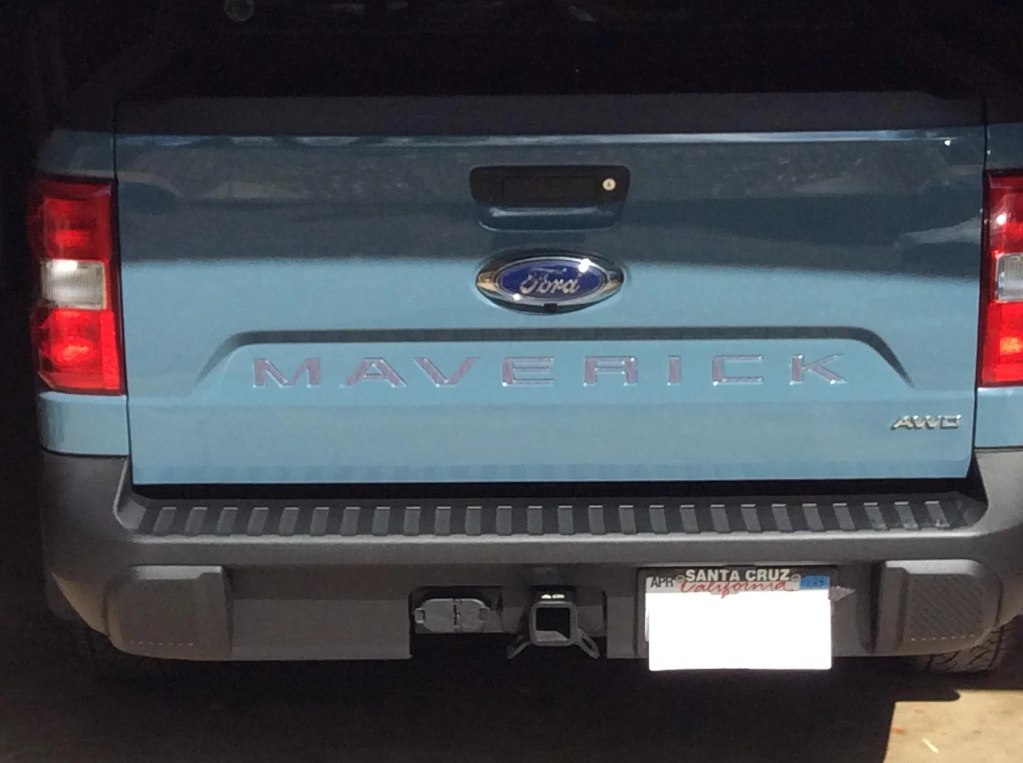 Ford Maverick Covering up instead of coloring in the tailgate lettering 6E0E9177-939E-465D-BF64-154E3C4EDAE8