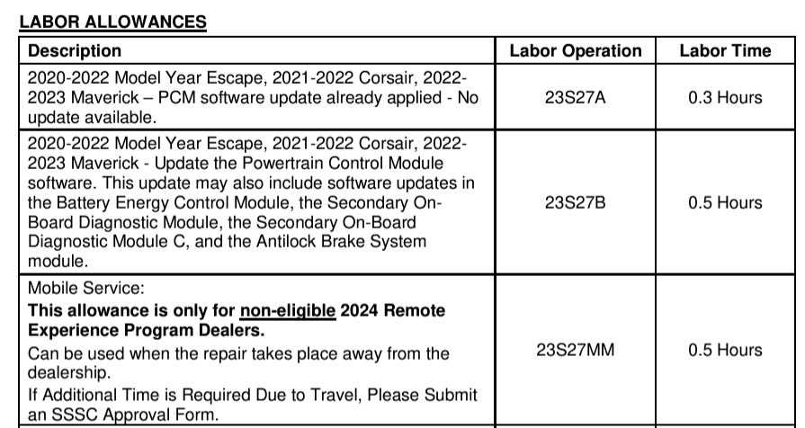 Ford Maverick Based on reading the recalls, there must be parts involved 1716120988454-je
