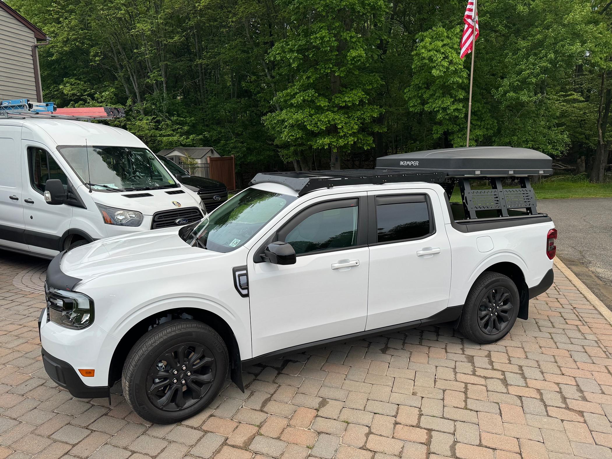 Ford Maverick Cab Roof Tent (Prinsu Rack) released for Maverick IMG_2211