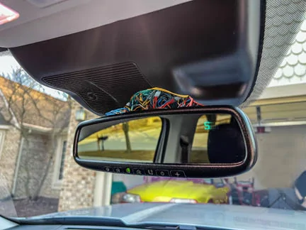 Ford Maverick Kia Homelink mirror installed kia mirror easy install