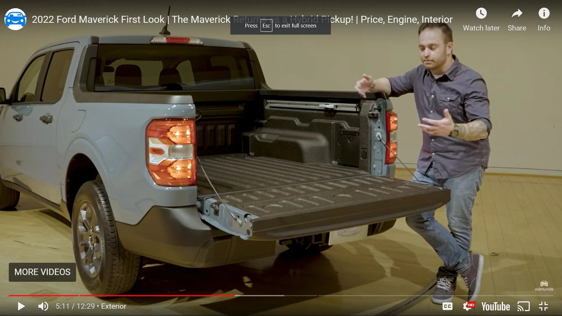 Ford Maverick Uneven tailgate cables Tailgate Pic - 003