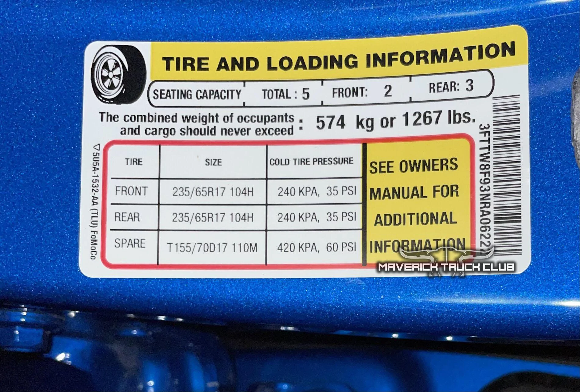 Ford Maverick Payload takes a hit on fully optioned loaded Maverick Lariat! 2022 Ford Maverick payload fully optioned