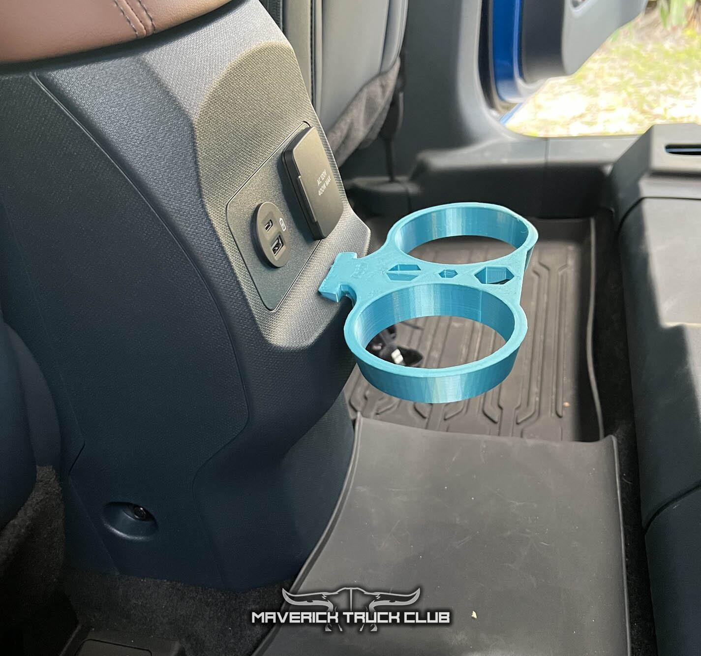 Ford Maverick Low Profile FITS Slot Cupholder 3D printed for 2022 Maverick FITS Slot Cupholder Ford Maverick 5