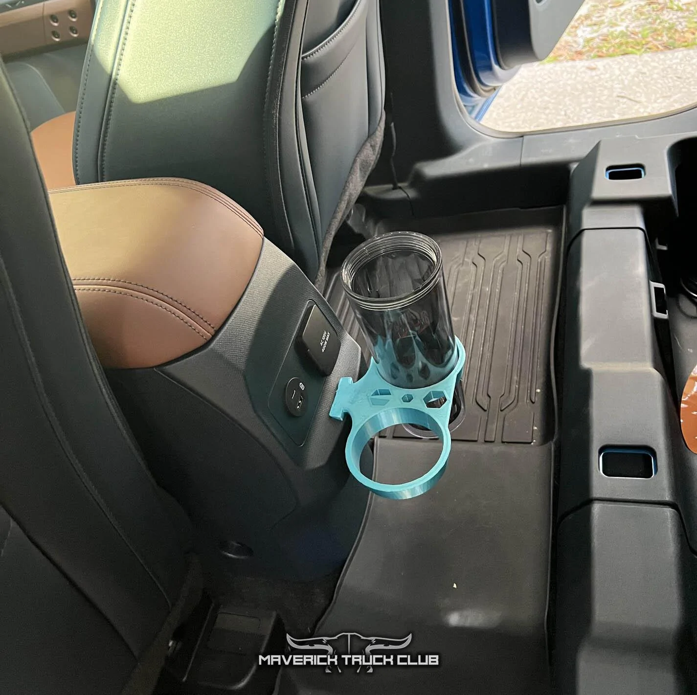 Ford Maverick Low Profile FITS Slot Cupholder 3D printed for 2022 Maverick FITS Slot Cupholder Ford Maverick 4