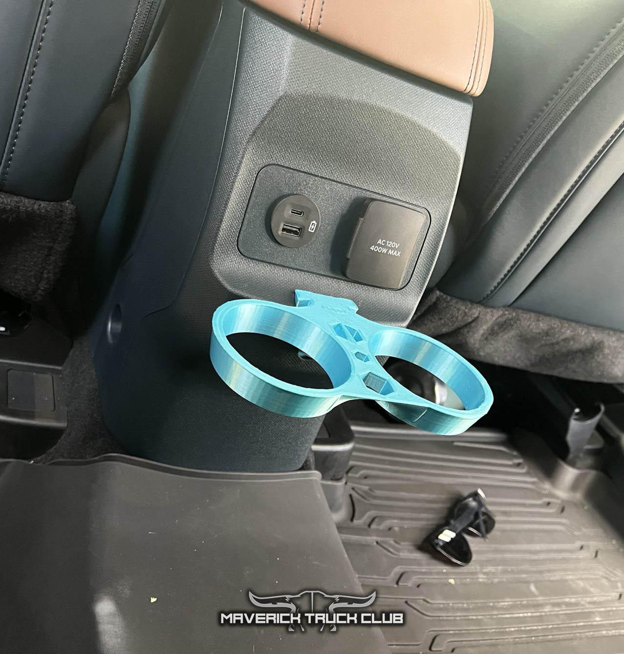 Ford Maverick Low Profile FITS Slot Cupholder 3D printed for 2022 Maverick FITS Slot Cupholder Ford Maverick 3