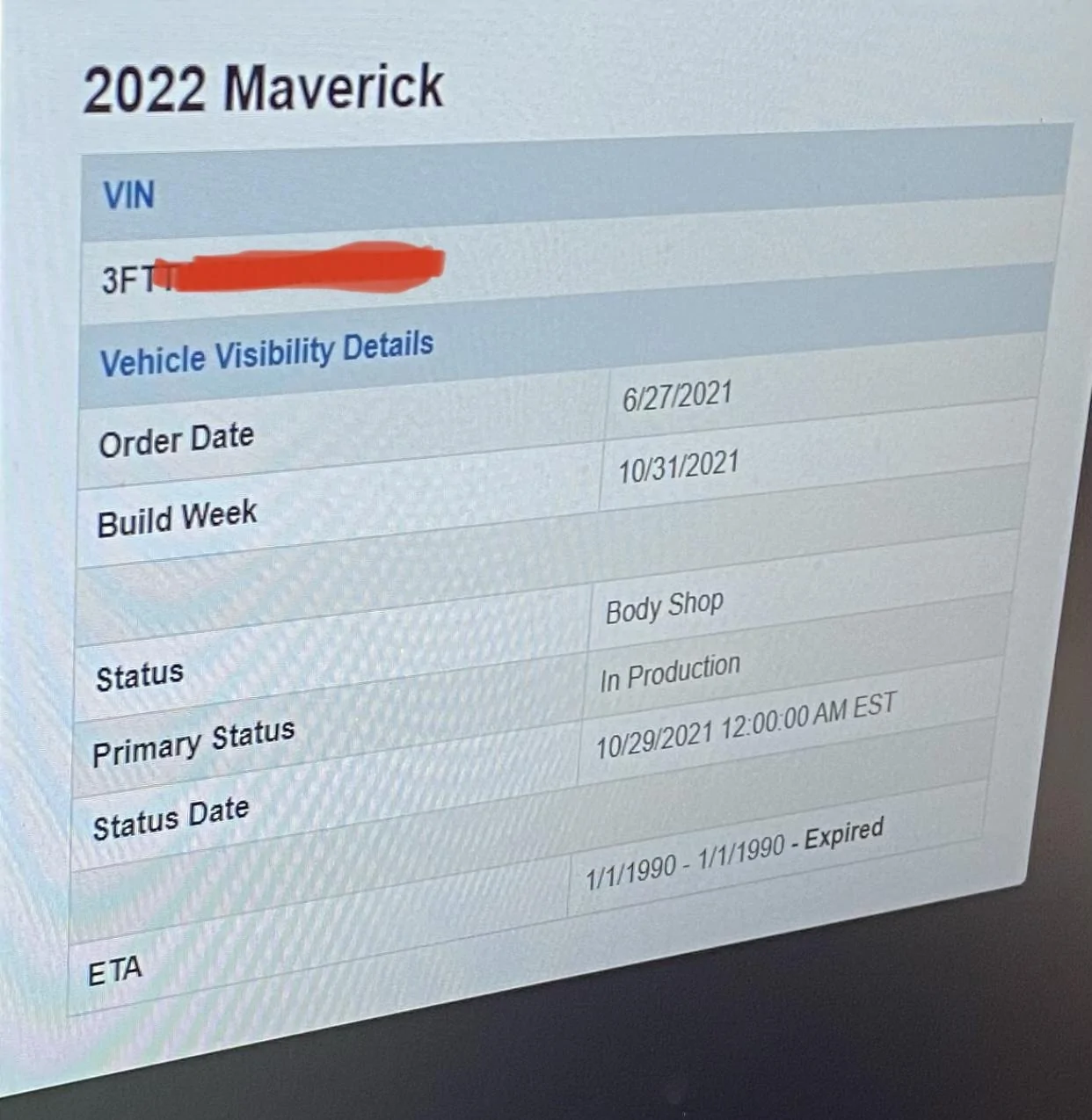 Ford Maverick Update on personal Vehicle (who works at a dealer) 6EE20CDD-6A75-4619-9A22-31662B48133E