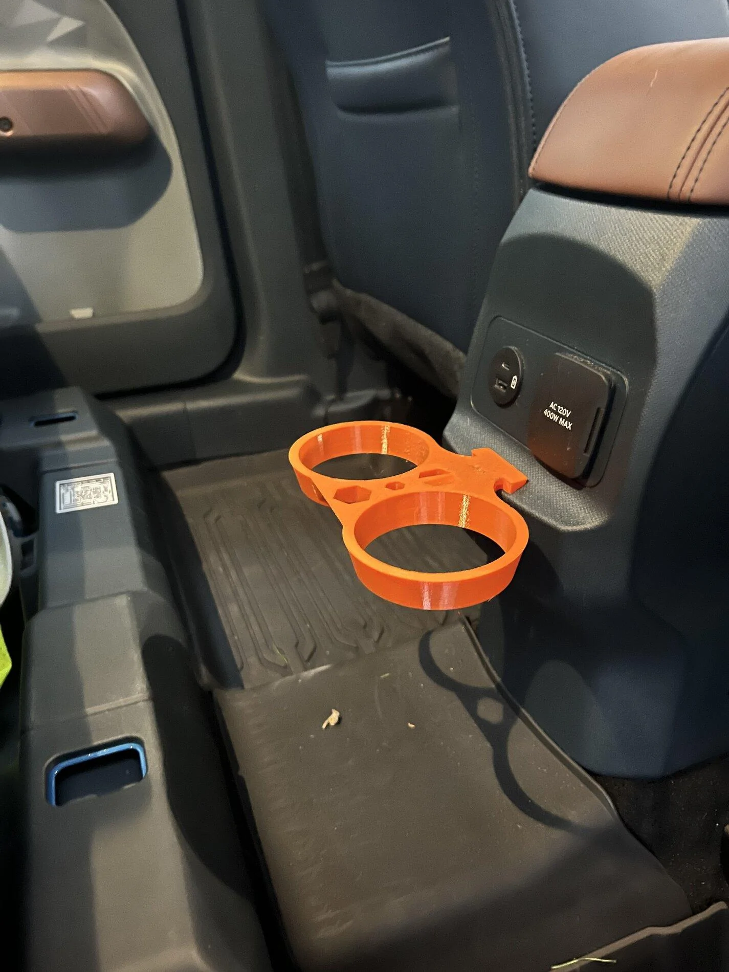 Ford Maverick Low Profile FITS Slot Cupholder 3D printed for 2022 Maverick AA6562BF-AFC4-403B-B297-53BEE1958FFD